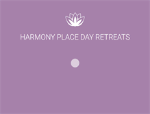Tablet Screenshot of harmonyplace.com.au