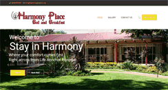 Desktop Screenshot of harmonyplace.co.za